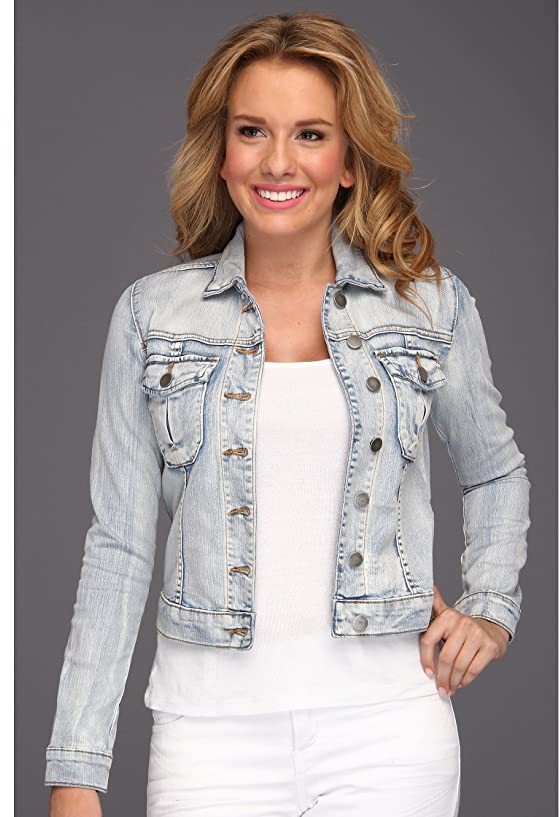 kut from the kloth helena denim jacket sweet wash