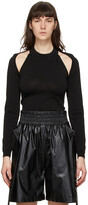 Thumbnail for your product : System Black Cut-Out Sweater
