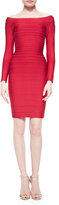 Thumbnail for your product : Herve Leger Long-Sleeve Bandage Dress