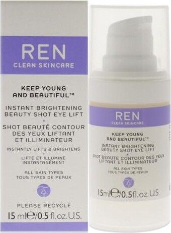 Ren Lor Medical Keep Young and Beautiful Instant Brightening Beauty Shot Eye Lift by REN for Women - 0.5 oz Serum