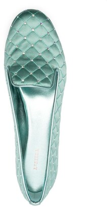 Le Silla Bess crystal-embellished slippers