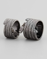 Thumbnail for your product : Rachel Zoe Doubled Coiled Snake Ring, Rhodium
