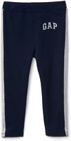 Thumbnail for your product : Gap Shimmer logo soft terry leggings