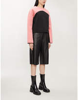Thumbnail for your product : SHOREDITCH SKI CLUB Cutler contrast-panel cotton-jersey sweatshirt