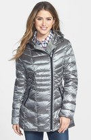 Thumbnail for your product : Halogen Hooded Down & Feather Fill Jacket