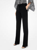 Thumbnail for your product : Michael Kors Double Crepe-Sable Straight-Leg Trousers