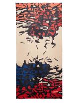 Thumbnail for your product : Diane von Furstenberg Kenley mark landscape print scarf