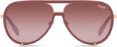 Thumbnail for your product : Quay x Saweetie High Profile 51mm Polarized Aviator Sunglasses