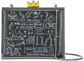 Thumbnail for your product : Alice + Olivia Basquiat glow in the dark clutch - women - Leather - One Size