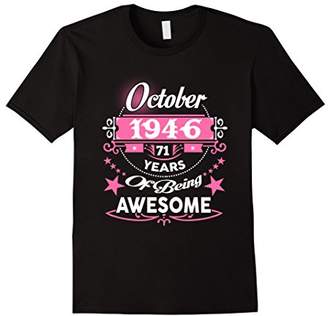 October 1946 - 71th Birthday Funny TShirt