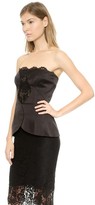 Thumbnail for your product : Cushnie Lace Bustier Dress