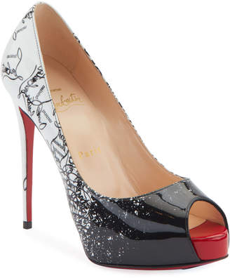 Christian Louboutin New Very Prive 120 Degraloubi Red Sole Pumps