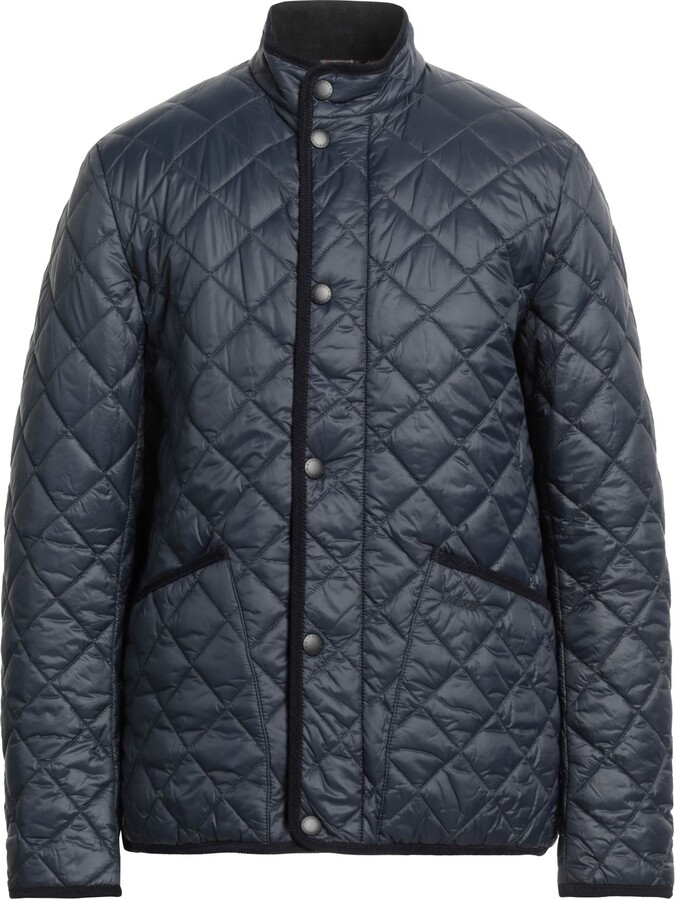 Barbour Down Jacket Navy Blue ShopStyle