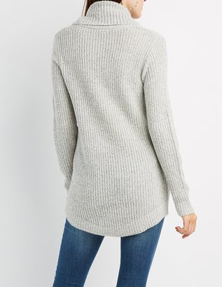Charlotte Russe Turtleneck Tunic Sweater