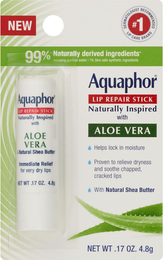Aquaphor Lip Repair Stick with Aloe Vera, 1 CT
