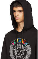 Thumbnail for your product : Versace Black Rainbow Embroidered Hoodie