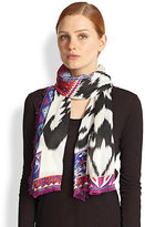 Thumbnail for your product : Emilio Pucci Ikat Silk & Cashmere Wrap