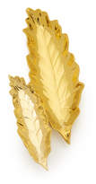 Thumbnail for your product : Gift Boutique Gold Leaves Tray Set