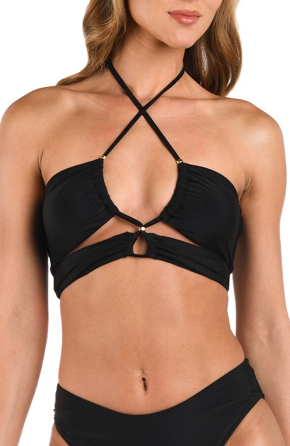 L'Agence Sirena Solid Bikini Top