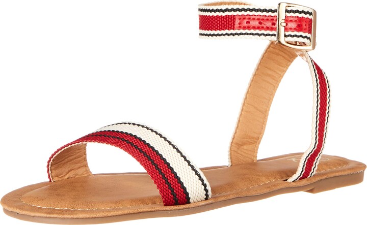 Yoki Womens Comfort Flat Sandal