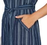 Thumbnail for your product : Isaac Mizrahi Live! TRUE DENIM Vertical Stripe Shirt Dress