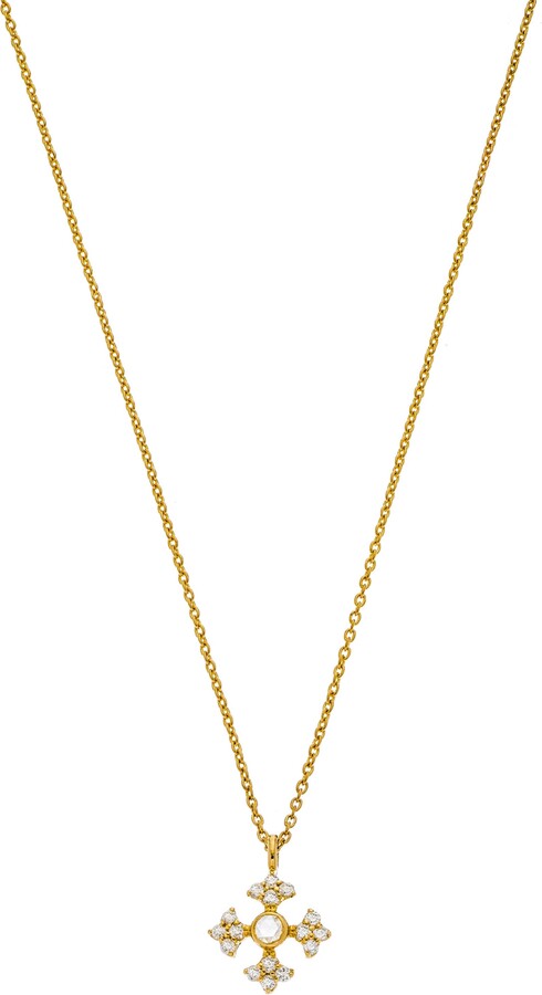 Sethi Couture Arya Diamond Cross Pendant Necklace