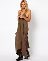 Thumbnail for your product : ASOS Maxi Dress With Drape Pockets