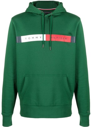 green tommy hoodie