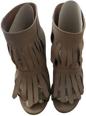 Maison Margiela Grey Suede Ankle boots