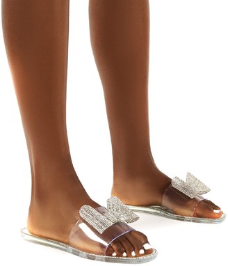 flat perspex sandals