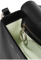 Thumbnail for your product : Off-White Printed Leather Shoulder Bag - Black