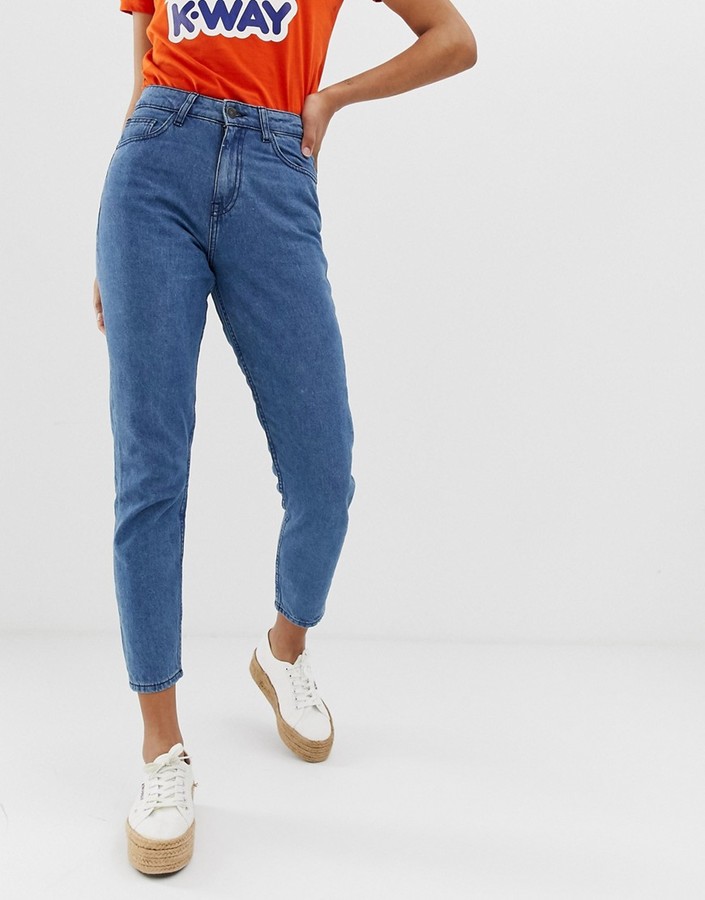 Noisy May ankle grazer mom jean - ShopStyle