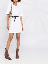 Thumbnail for your product : FEDERICA TOSI Shoulder-Pad Detail Short-Sleeve Dress