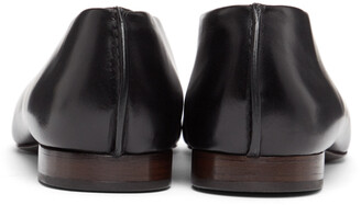 Lemaire Black Stitch Slippers