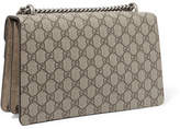 Thumbnail for your product : Gucci Dionysus Small Printed Coated-canvas And Suede Shoulder Bag - Beige
