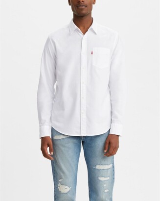 Levi's Men's Classic 1 Pocket Regular-Fit Long Sleeve Shirt - ShopStyle