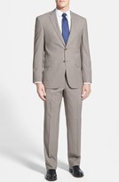 Thumbnail for your product : David Donahue Classic Fit Wool Suit