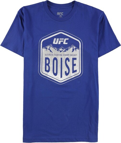 UFC UFCMensBoiseGraphicT-Shirt,blue,Small