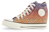 Thumbnail for your product : Converse Chuck Taylor® All Star® Lux x Missoni Collection Wedge Sneaker (Women)