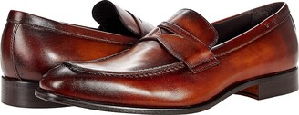 Massimo Matteo Ponte Vecchio Penny Loafer (Cognac) Men's Shoes