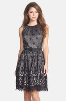 Thumbnail for your product : Eliza J Lace Fit & Flare Dress (Regular & Petite)