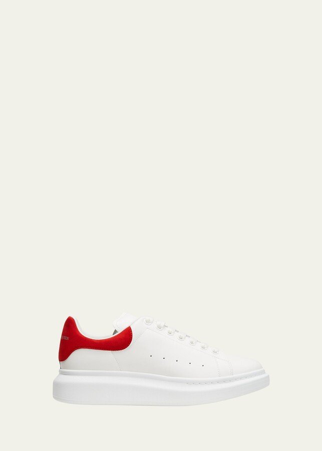 Alexander McQueen Red Tread Slick Low Sneakers - ShopStyle
