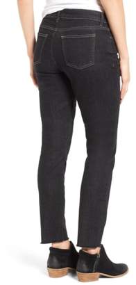 Eileen Fisher Raw Edge Slim Ankle Jeans