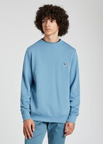 Thumbnail for your product : Paul Smith Men's Sky Blue Cotton Embroidered Zebra Logo Sweatshirt