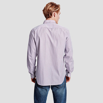 Thomas Pink Peerson Stripe Slim Fit Button Cuff Shirt
