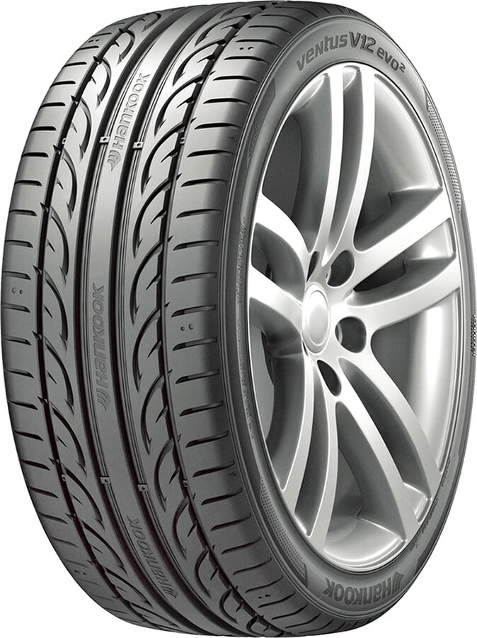 Hankook Ventus V12 Evo2 245/40ZR17 245/40R17 95Y XL High Performance Tire Fits: 1990-93 Lamborghini Diablo Base, 1990-92 Ferrari F40 Base
