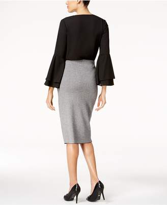 Alfani Jacquard Midi Sweater Skirt, Created for Macy's