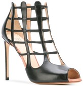 Thumbnail for your product : Francesco Russo Cell Bars Motif Sandals