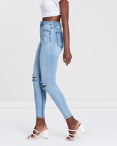Thumbnail for your product : Silent Theory Women's Blue High-Waisted - The Vice High Skinny Jeans