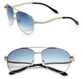 Thumbnail for your product : Roberto Cavalli Serpent Metal Sunglasses/Blue
